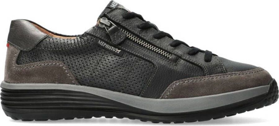 Mephisto Sacco heren sneaker grijs