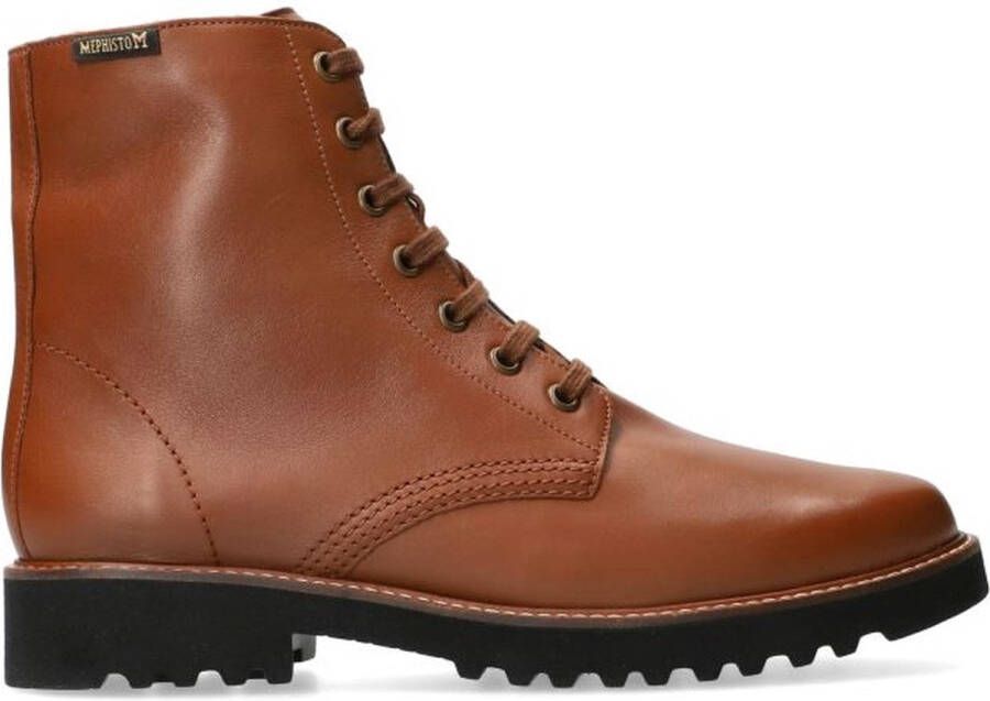 Mephisto Klassieke Leren Enkellaars voor Dames Brown Dames