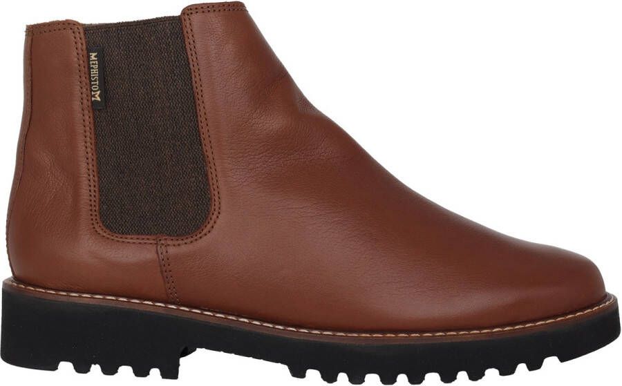 Mephisto Bruine Dames Enkellaars met Soft-Air Technologie Brown Dames