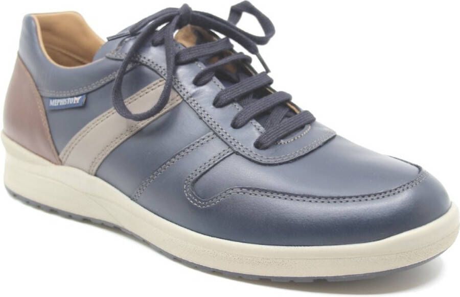 Mephisto VITO RANDY 6145 6105 6178 Blauwe heren sneaker wijdte G - Foto 1