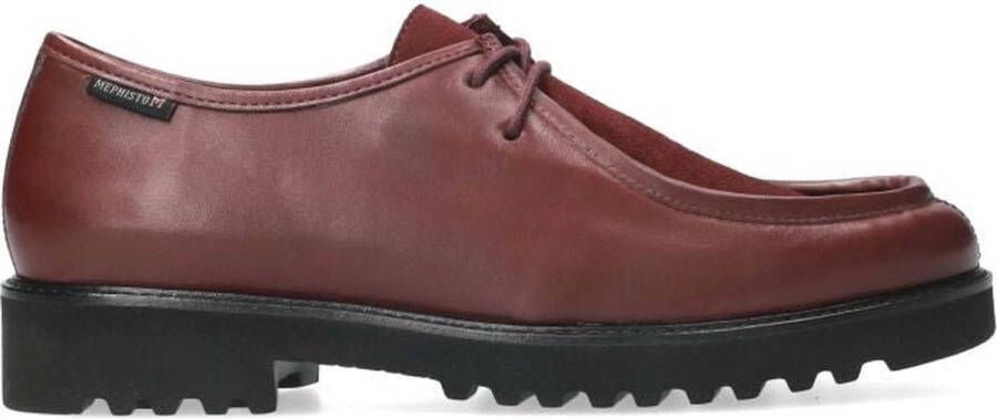 Mephisto Elegante veterschoen met schokdemper Red Dames