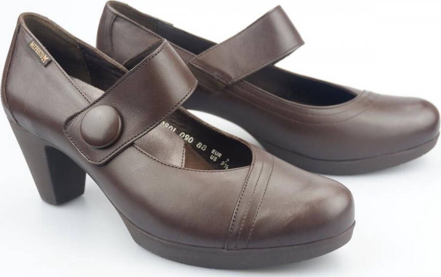 Mephisto TANIA lederen pumps voor dames donkerbruin