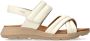 Mephisto Sportieve Witte Sandaal Velcro Sluiting Beige Dames - Thumbnail 1