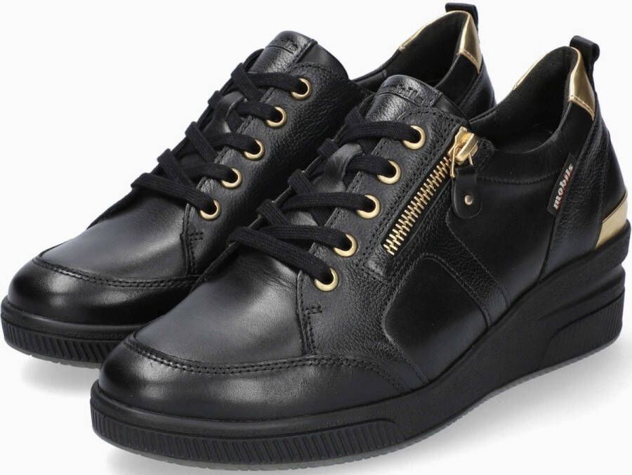 Mephisto Trudie Dames Sneakers Wijde pasvorm Zwart Black Dames