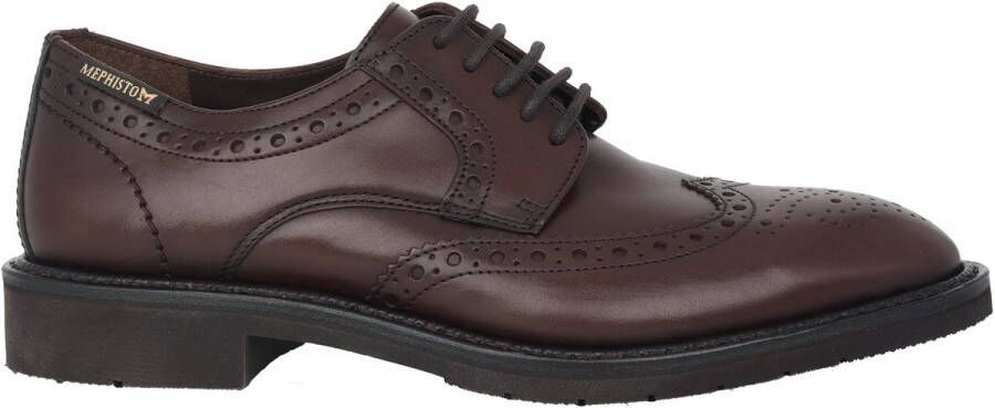 Mephisto Bruine veterschoenen voor zaken Brown Heren