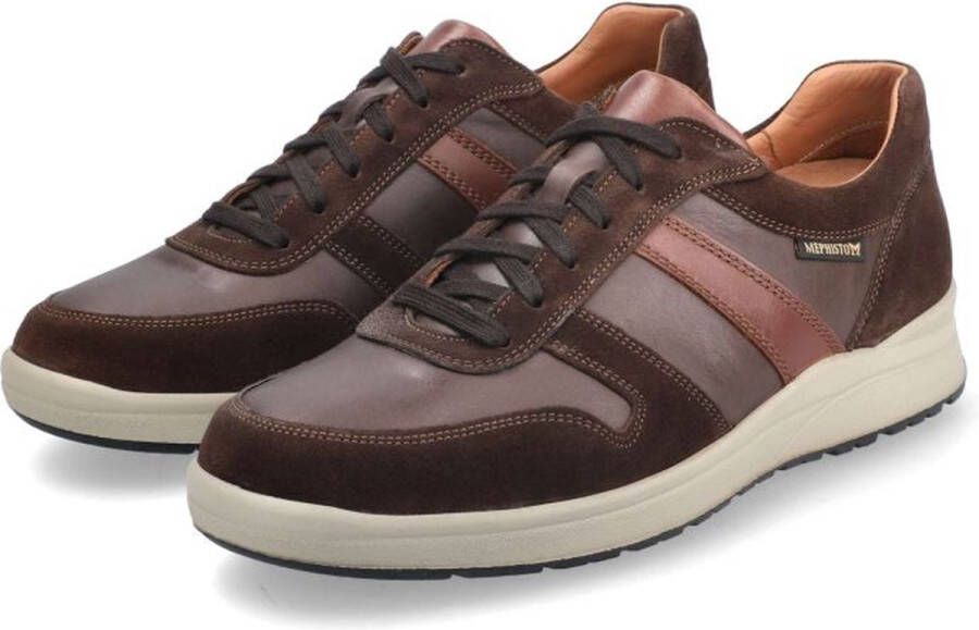 Mephisto Stijlvolle Heren Sneaker Brown Heren