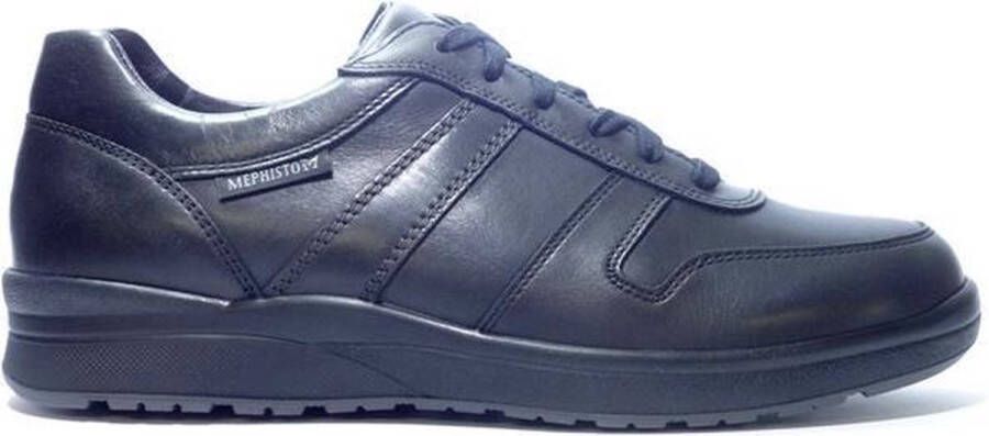 Mephisto Zwarte Veterschoenen Black