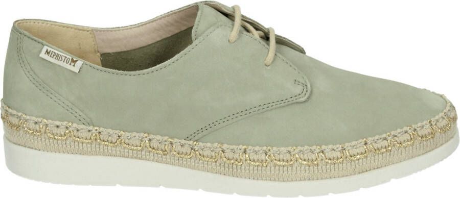 Mephisto VOLETA BUCKSOFT Dames veterschoenen Groen