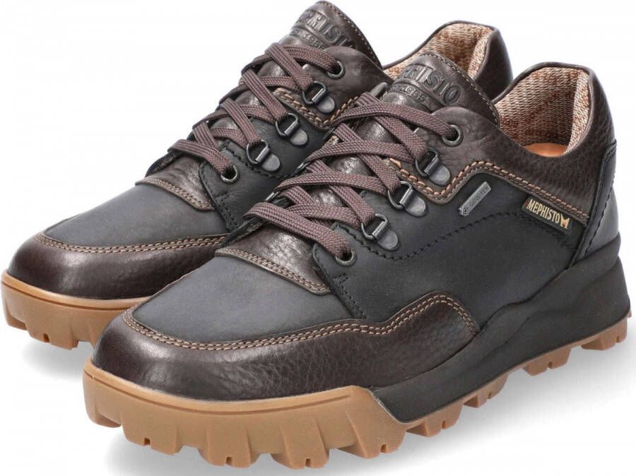 Mephisto WESLEY GT (GORE-TEX) Heren Veterschoen Donkerbruin WATERDICHT