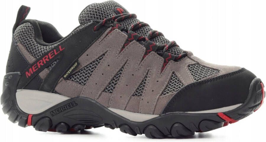 Merrell Accentor 2 Vent Waterproof Heren Wandelschoenen Grijs Rood