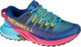 Merrell Agility Peak 4 Trail J135112 Vrouwen Blauw Hardloopschoenen - Thumbnail 1