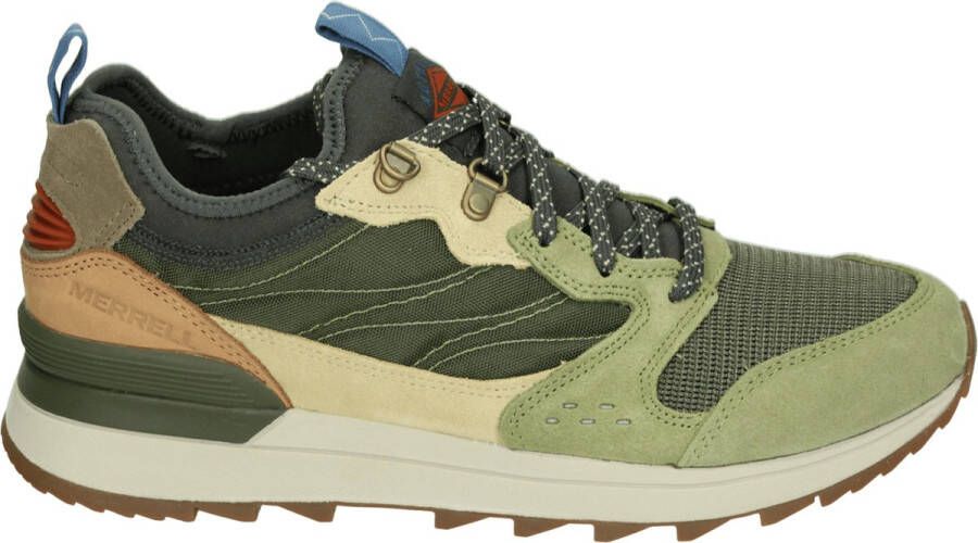 Merrell J006085 ALPINE 86 SNEAKER Heren wandelschoenenVrije tijdsschoenenWandelschoenen Groen