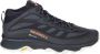 Merrell Moab Speed Mid Goretex Wandelschoenen Zwart 1 2 Man - Thumbnail 7