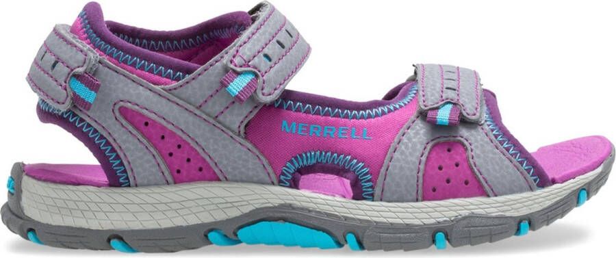 Merrell Sandalen Meisjes grijs paars blauw