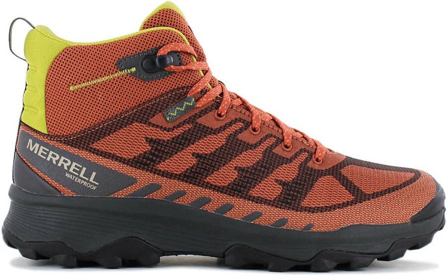 Merrell Speed Eco Mid WP Waterproof Heren Wandelschoenen Trekking laarzen Oranje J037545