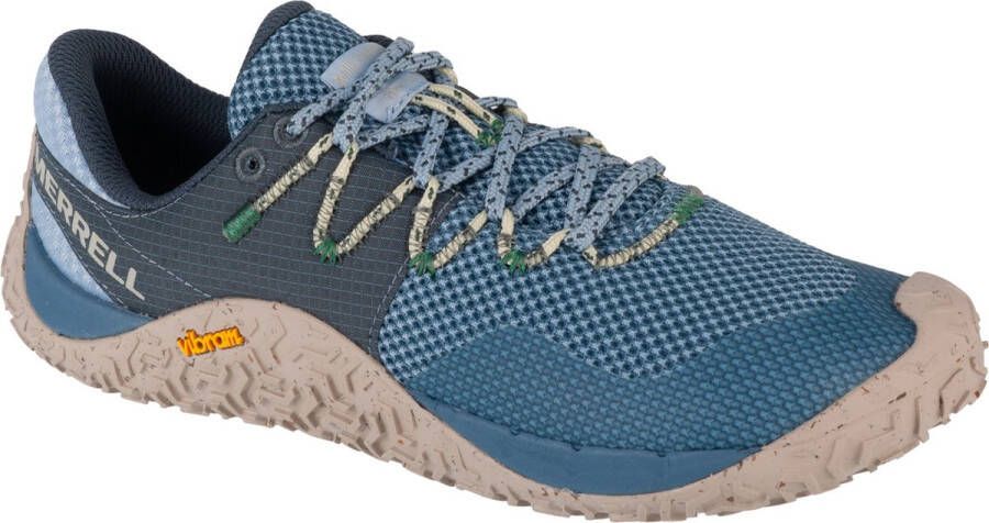 Merrell Trail Glove 7 J068186 Vrouwen Blauw Hardloopschoenen