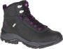 Merrell vego mid leather waterproof wandelschoenen zwart paars dames - Thumbnail 1