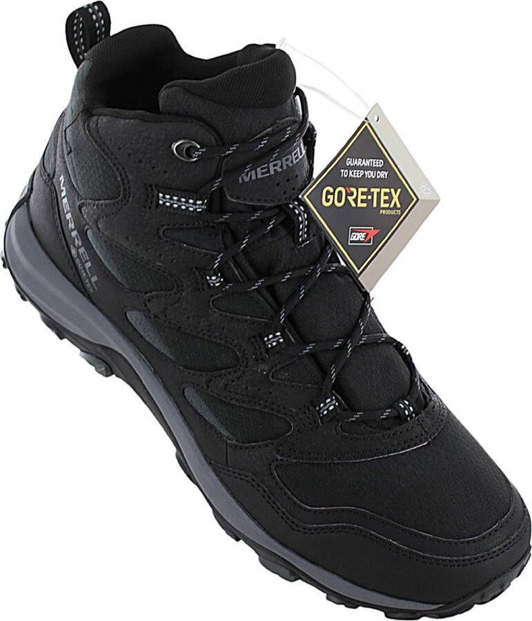 Merrell West Rim Sport Mid Gore-Tex Wandelschoen Wandelschoenen Mannen zwart grijs