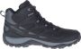 Merrell West Rim Sport Mid Gore-Tex Wandelschoen Wandelschoenen Mannen zwart grijs - Thumbnail 1