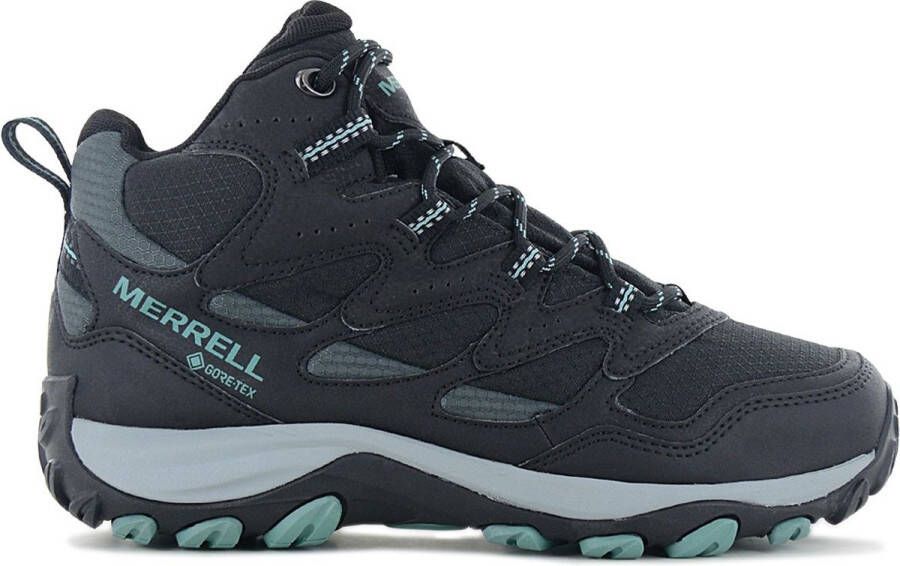 Merrell West Rim Sport Mid GTX GORE-TEX Dames Wandelschoenen Trekking laarzen Zwart J036552