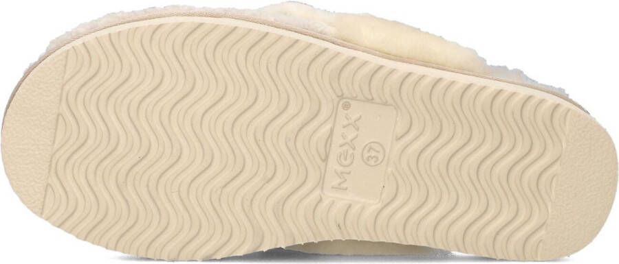 Mexx Blixa Snow Pantoffels Sloffen Dames Beige