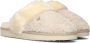 Mexx Beige Teddy Textiel Snow Pantoffels Beige Dames - Thumbnail 2