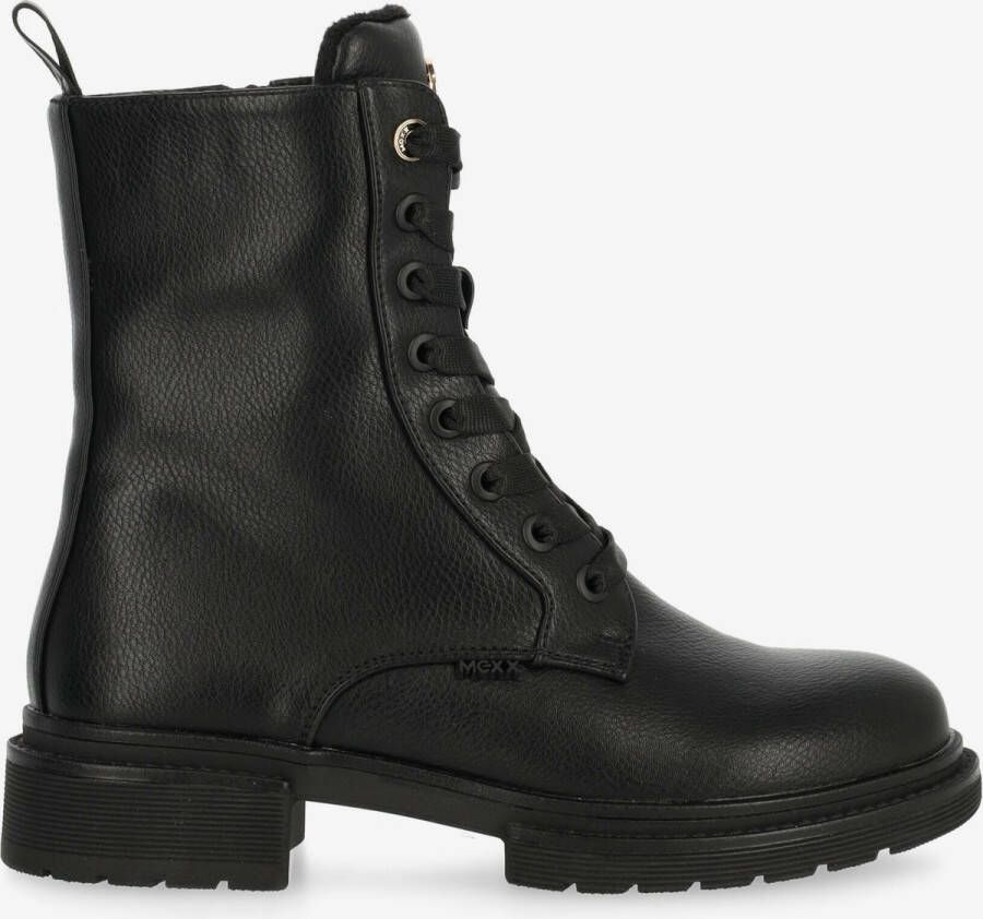 Mexx Zwarte Veterschoenen Holea Glad Black Dames - Foto 2