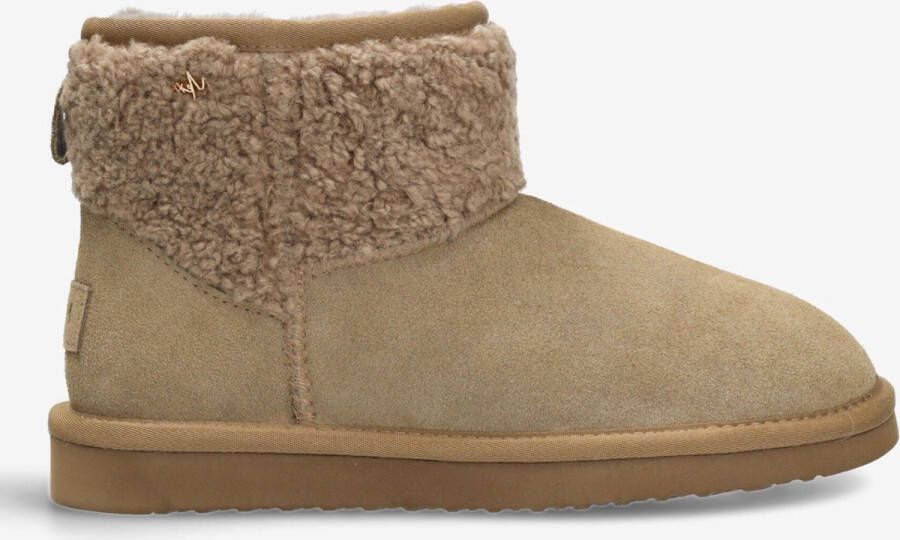 Mexx Enkellaarzen Bobby Snow Dames Taupe