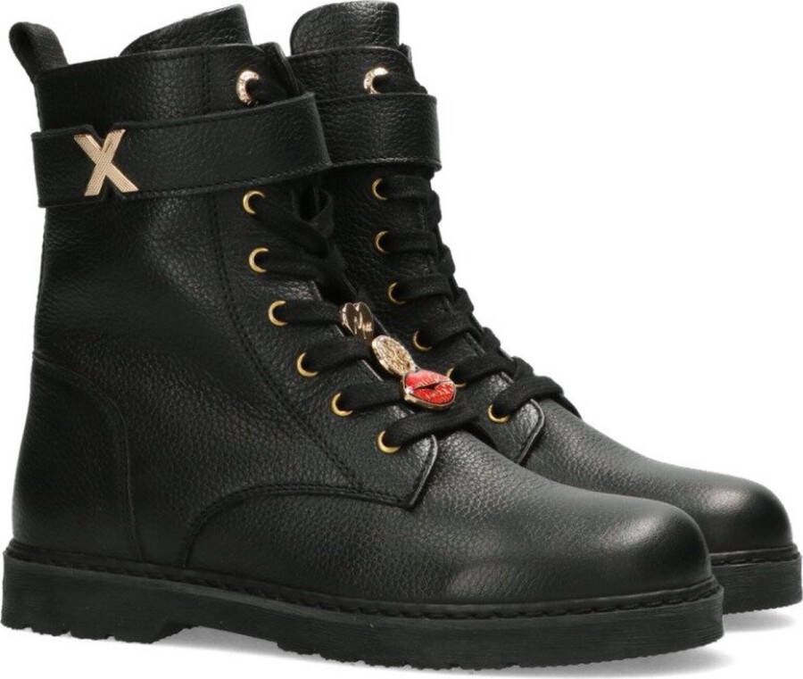 Mexx Enkellaarzen Haffia Zwart Kids Uni Boots