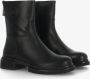 Mexx Stijlvolle Zwarte Chunky Sole Enkellaarzen Black Dames - Thumbnail 9