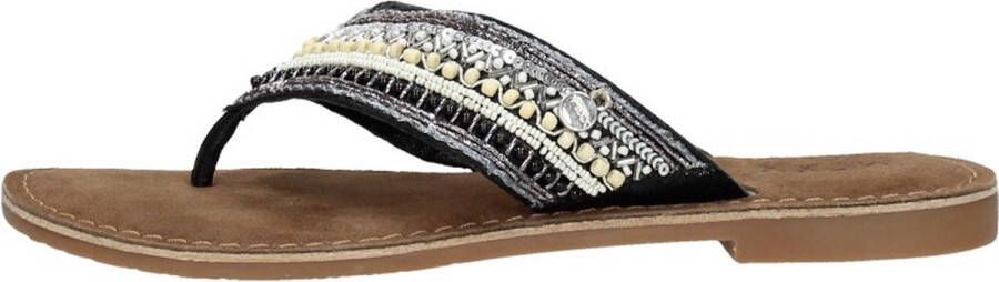 Mexx Ginosa Teenslippers zwart