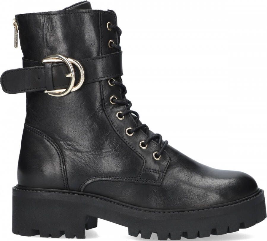 Mexx Haney Veterboots Laarzen Met Veters Dames Zwart