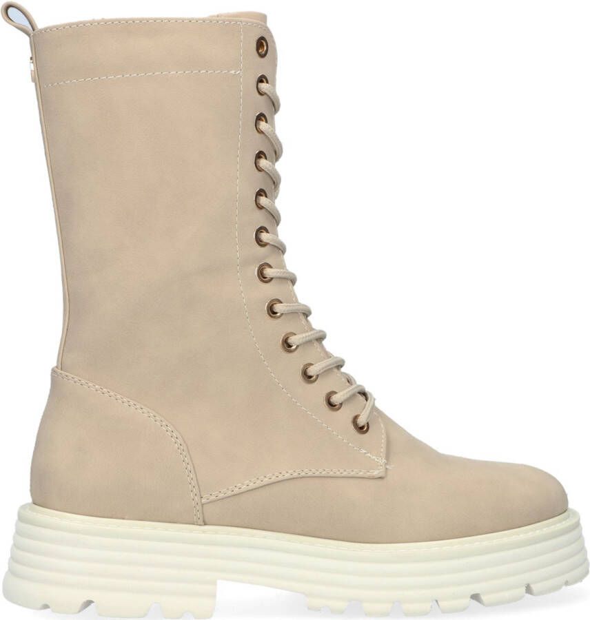 Mexx Haroun Veterboots Laarzen Met Veters Dames Taupe