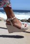 Mexx Heeled Sandalen Nolah Dames Zand - Thumbnail 1