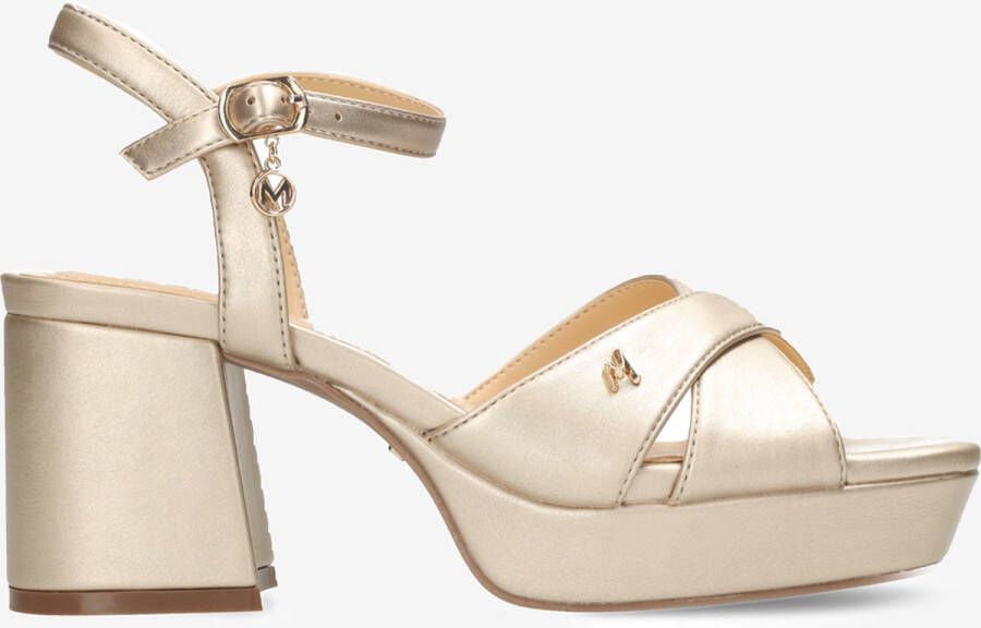 Mexx Heeled Sandalen Nalina Dames Goud