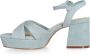 Mexx Heeled Sandalen Nalina Dames Lichtblauw - Thumbnail 5