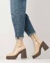 Mexx High Heel Laarzen Kirez Nude Dames Boots Ritssluiting Laarzen dames - Thumbnail 1