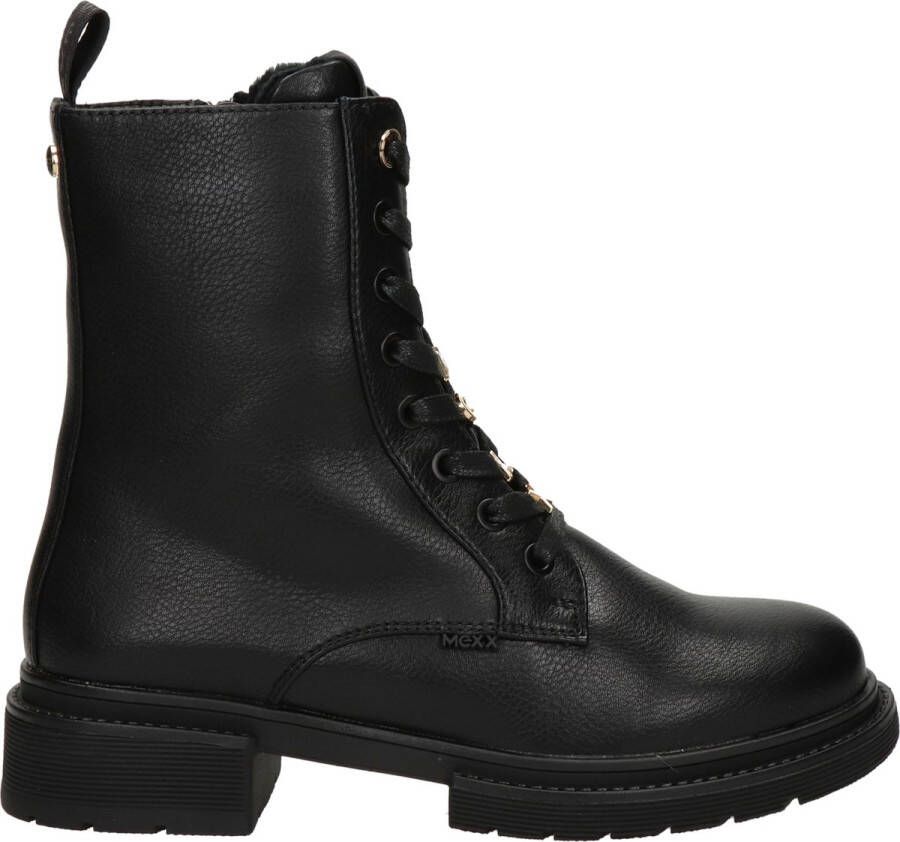 Mexx Laarzen Holea Zwart Dames Boots Vetersluiting Laarzen dames