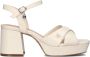 Mexx Witte Leren Sandalen Nalina White Dames - Thumbnail 2