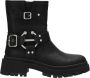 Mexx Zwarte Biker Boots Parvati Stijl Black Dames - Thumbnail 2