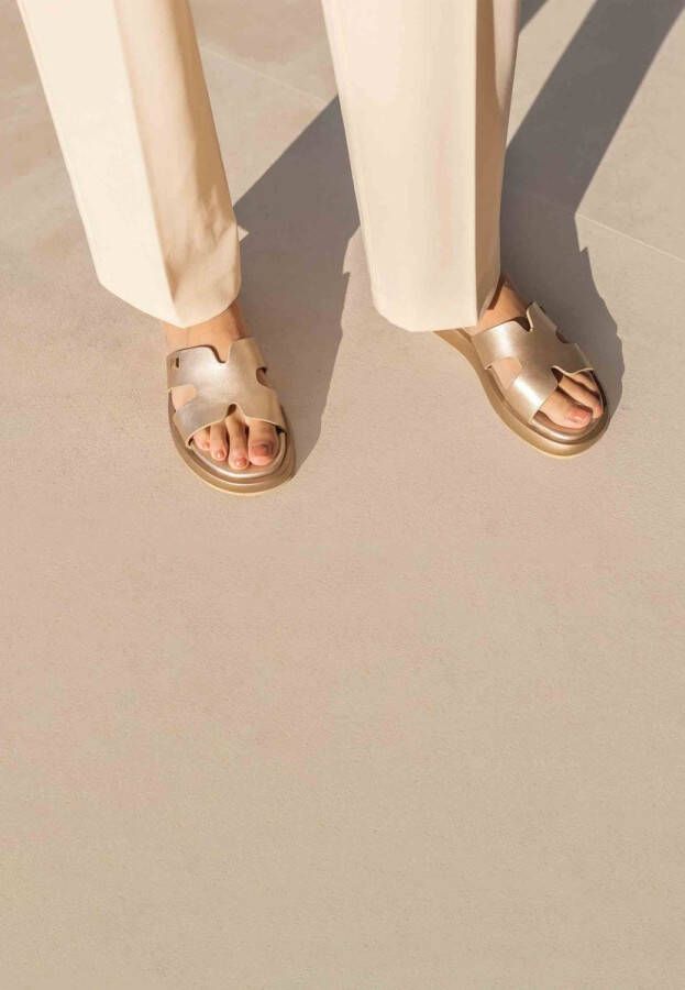 Mexx Sandalen Lotus Dames Goud