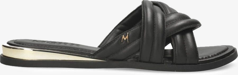 Mexx Sandal Natalya Dames Zwart Goud