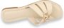 Mexx Dames Slipper Sandal Nikki Lamb BEIGE - Thumbnail 2