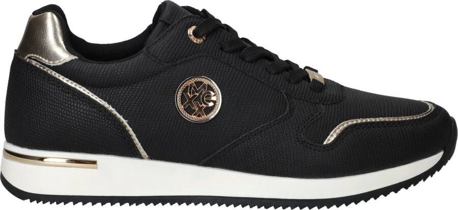 Mexx Zwarte Lage Sneakers voor Dames Black Dames