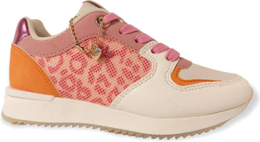 Mexx Sneaker Fleur Mini 5000 Roze Wit Multi