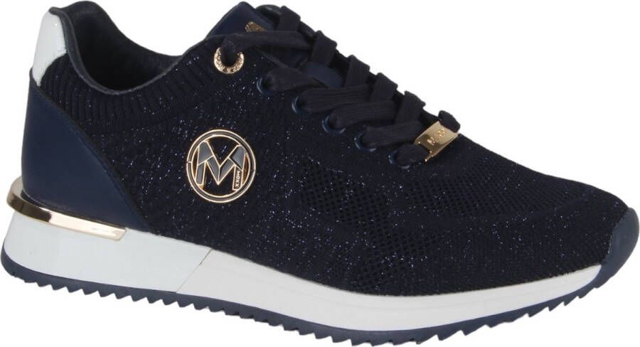 Mexx Sneaker Gitte Glitter Dames Navy