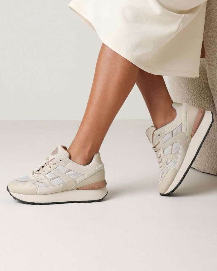 Mexx Sneaker Juna 2 Beige Dames Sneakers