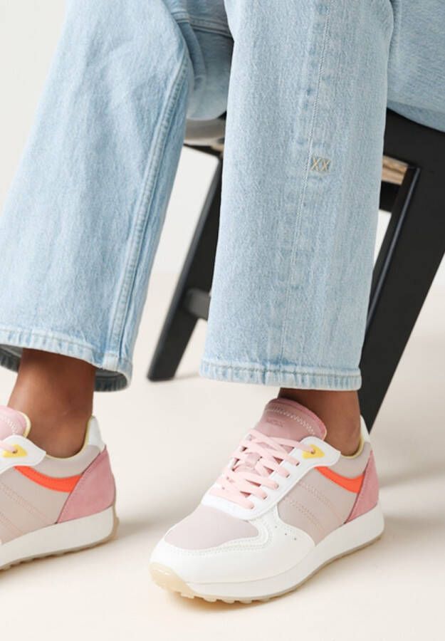 Mexx Sneaker June Dames Wit Roze