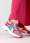 Mexx Lage sneakers Loyce Paars Leer Multicolor Dames - Thumbnail 2