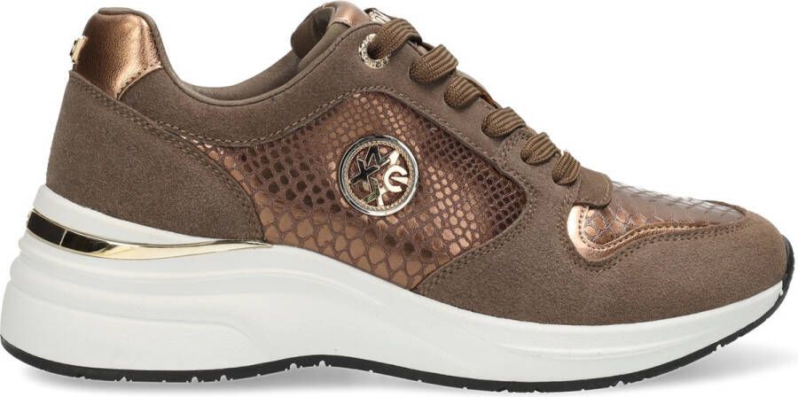 Mexx Sneaker Milai Kallie Taupe Vrouwen Taupe